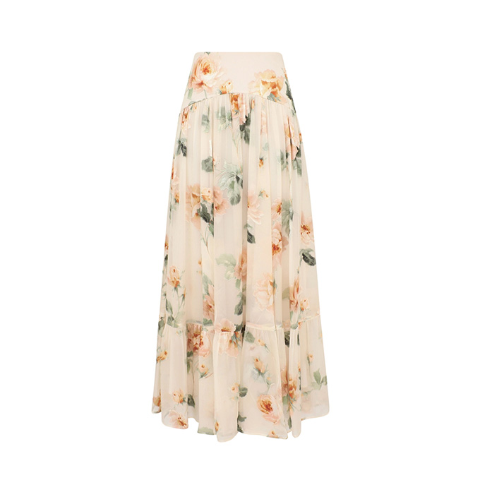 zimmermann ascent flowy maxi skirt